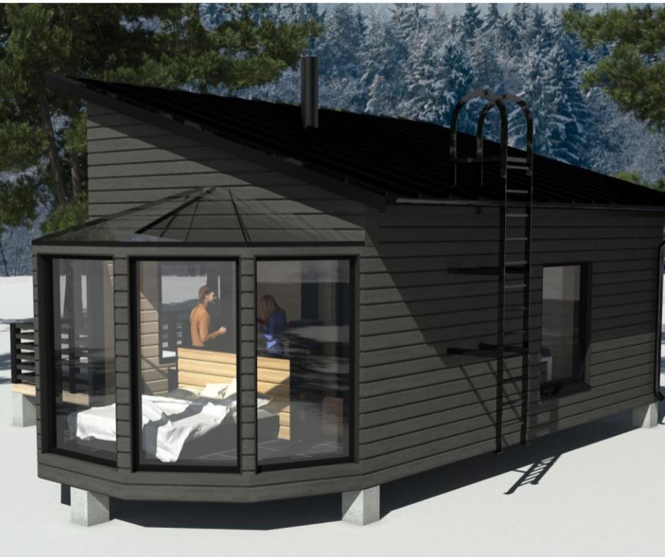 Napapiirin Jaervilomat Hotel Luukonniemi Bagian luar foto